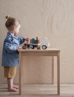 drewniana ciężarówka z klockami Aiden