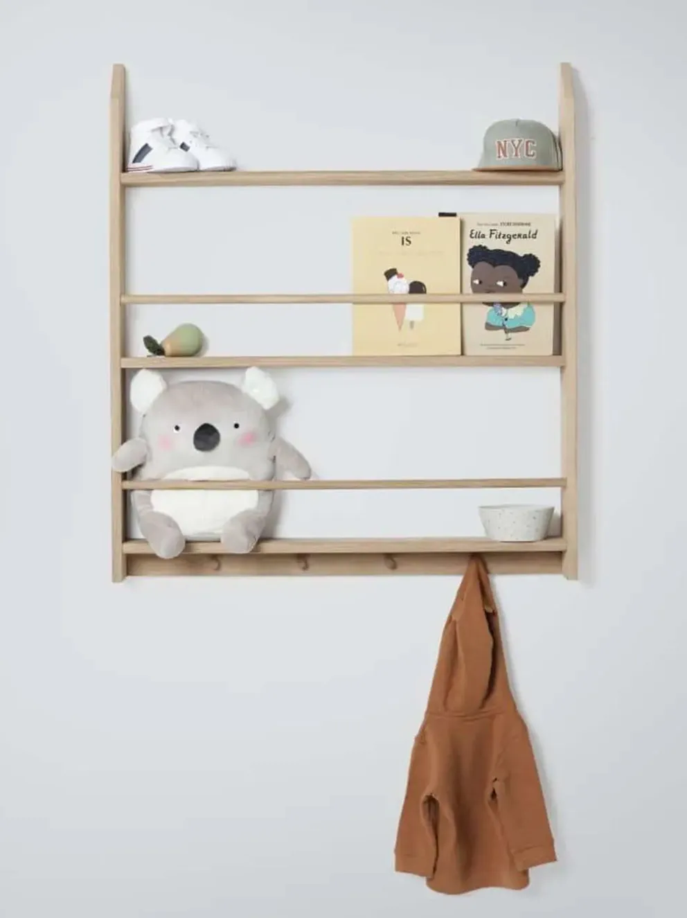 Drewniana półka Eli Plate Shelf