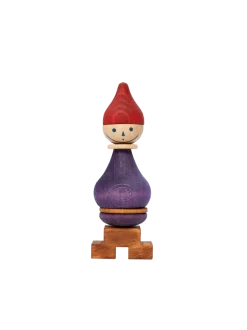 Drewniana retro układanka Stick Figure