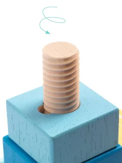 Drewniana układanka zwierzątka Multi Stack