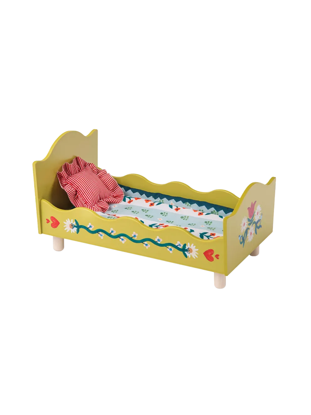 Drewniane mini łóżeczko Les Minouchkas