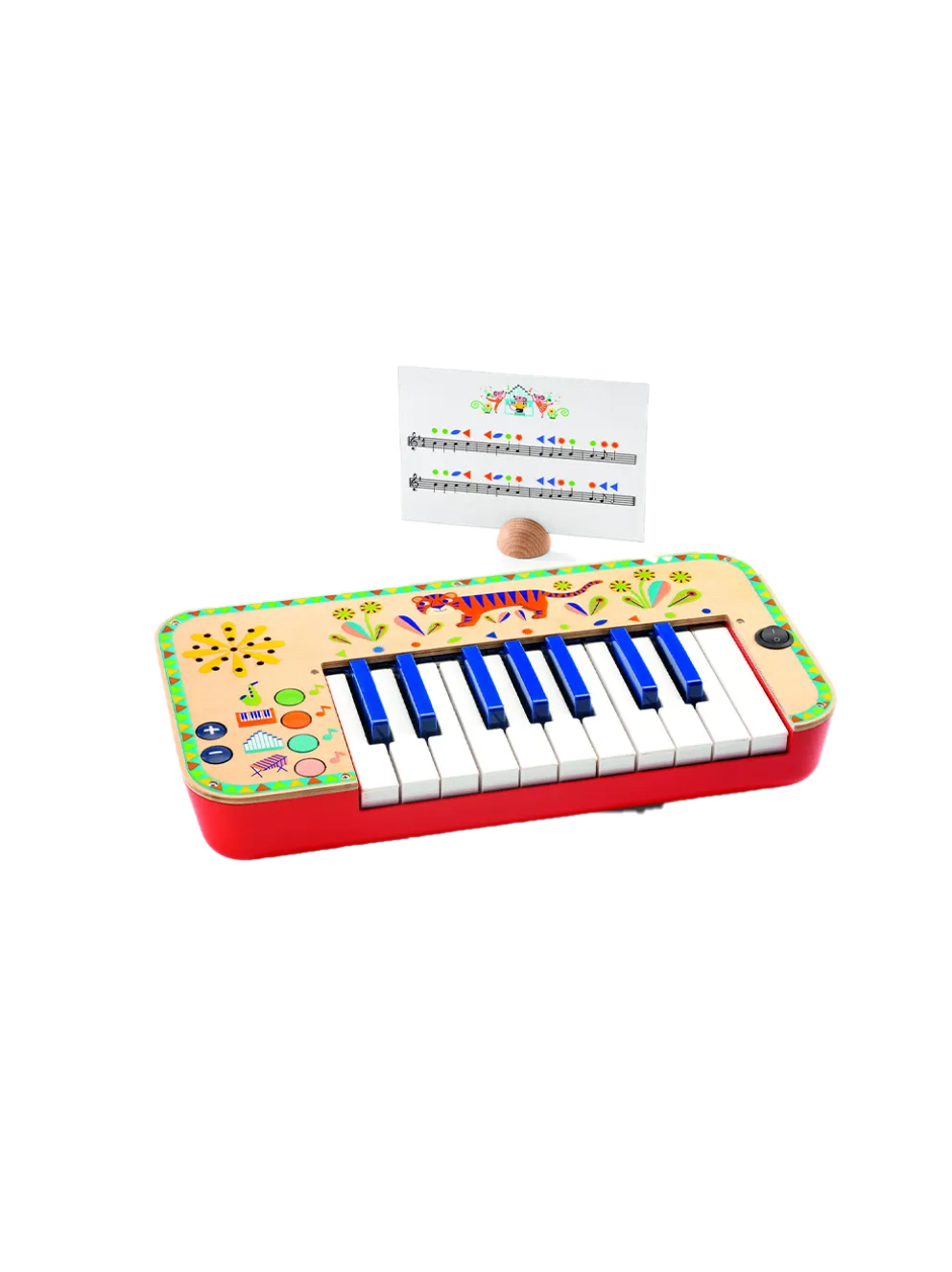 drewniane pianinko syntezator