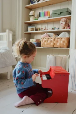 Drewniane pianino dla dzieci