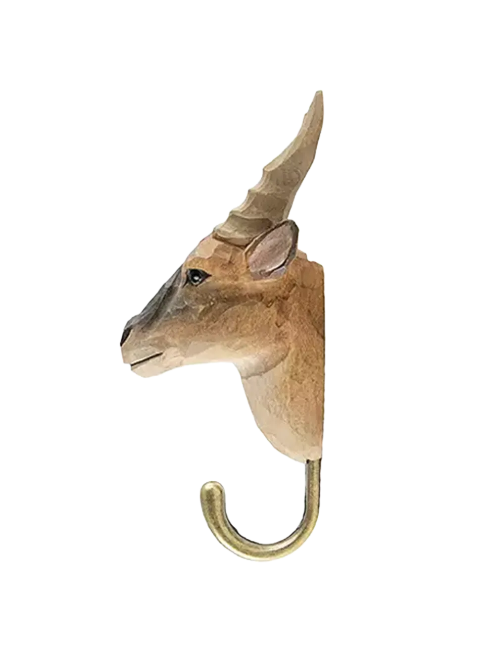 Drewniany haczyk Antylopa