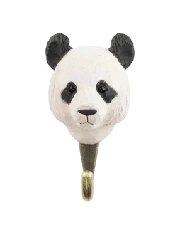 Drewniany haczyk Panda