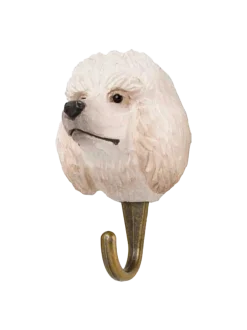 Drewniany haczyk Pudel