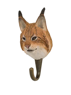 Drewniany haczyk Ryś