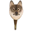 Drewniany haczyk Wilk