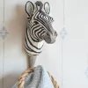 Drewniany haczyk Zebra