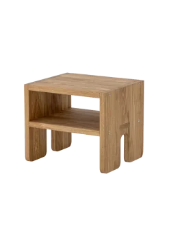 Drewniany stołek z funkcją przechowywania Bas Stool