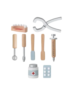 drewniany zestaw małego dentysty Eleo Dentist Play Set