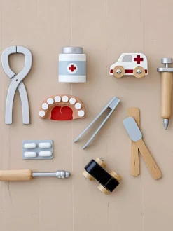 drewniany zestaw małego dentysty Eleo Dentist Play Set