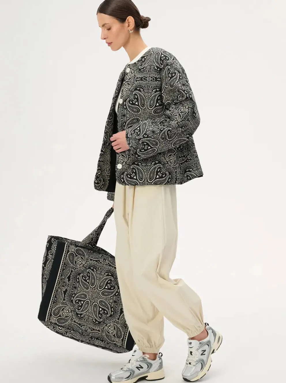 Duża torba shopper Capri Black