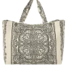 Duża torba shopper Capri Ecru