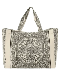 Duża torba shopper Capri Ecru