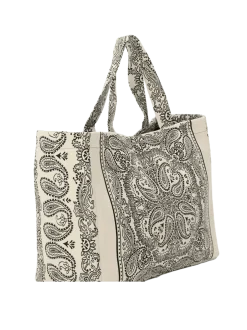 Duża torba shopper Capri Ecru