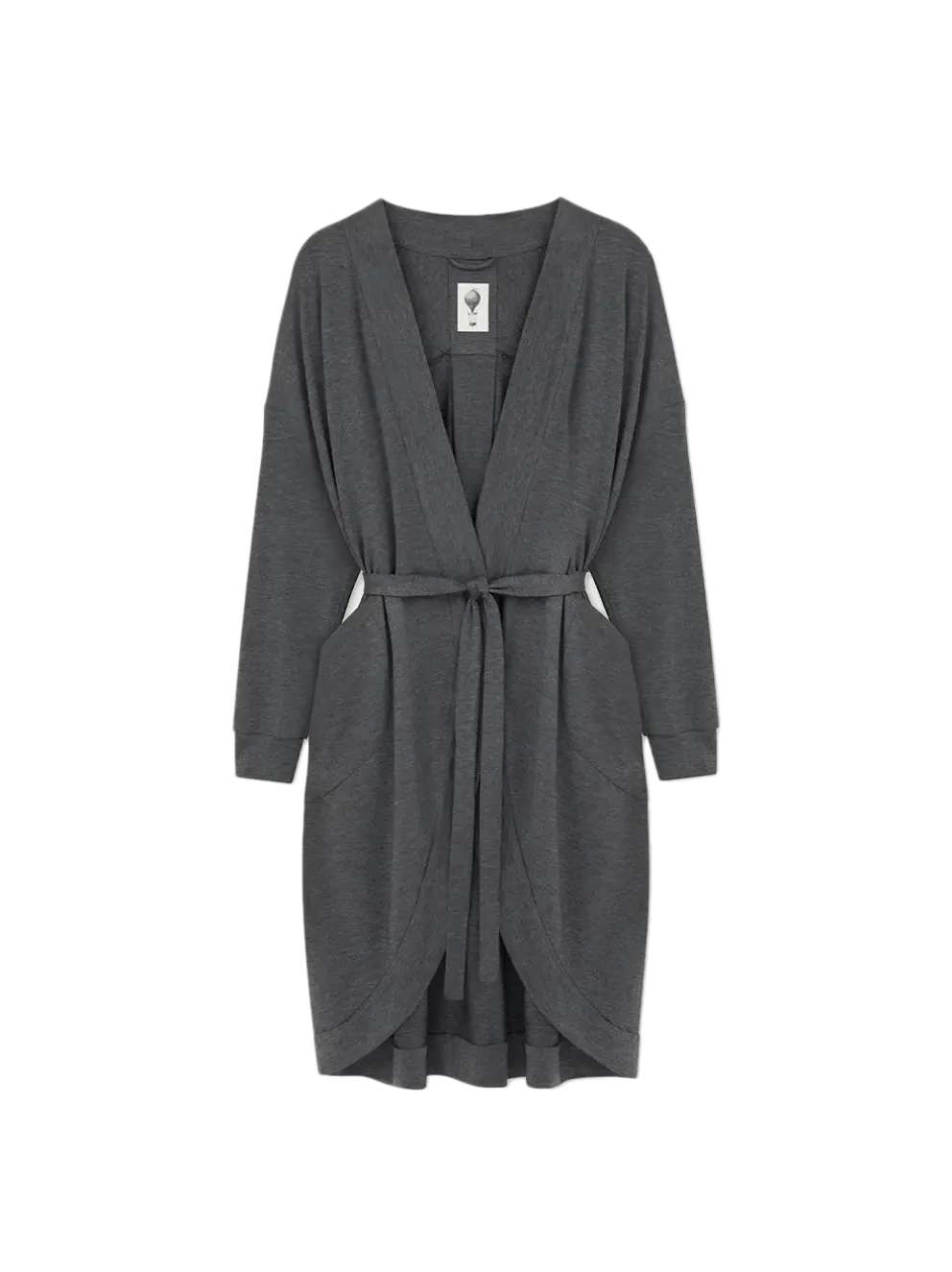 długi miękki cardigan