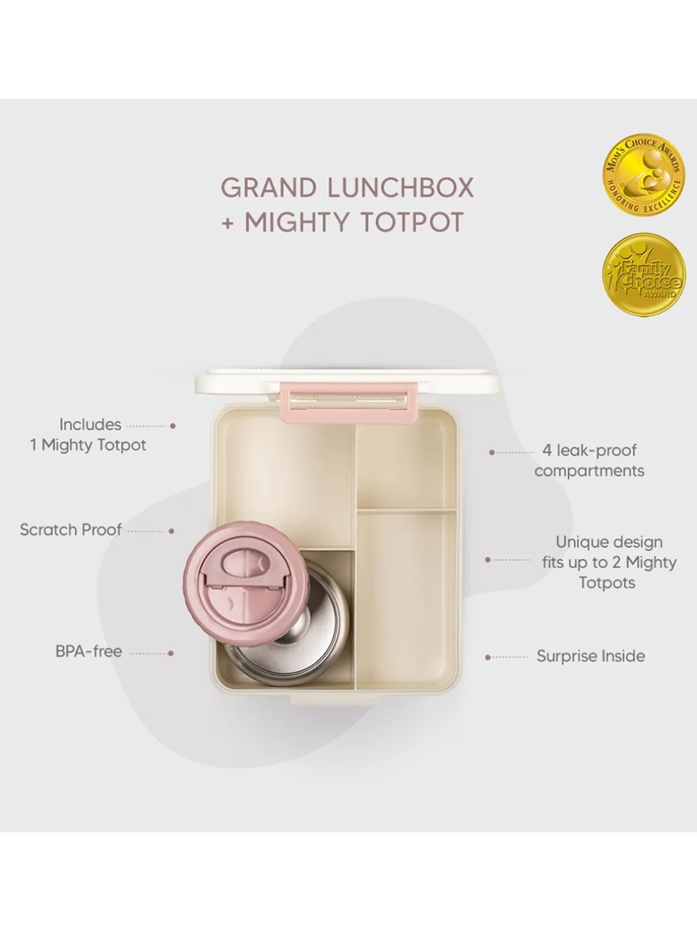Duży lunchbox tritanowy z termosem