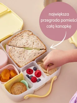 Duży szczelny lunchbox z przegródkami