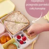 Duży szczelny lunchbox z przegródkami