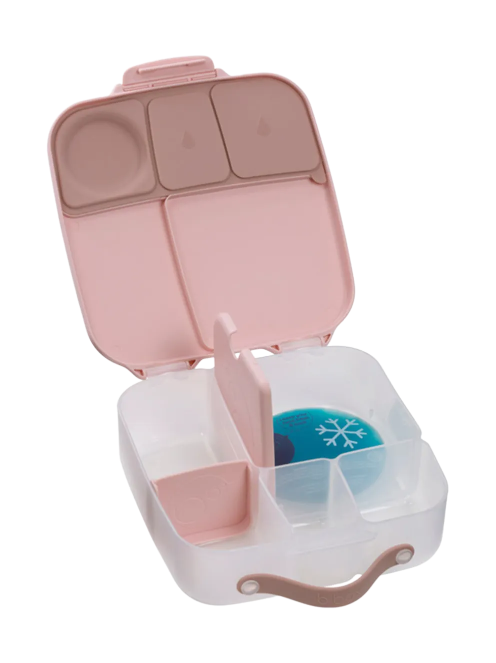 Duży szczelny lunchbox z przegródkami