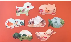 dwustronne puzzle dla najmłodszych