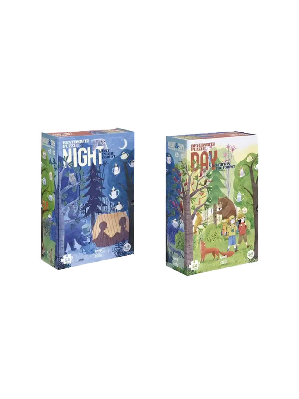 dwustronne puzzle Dzień i Noc