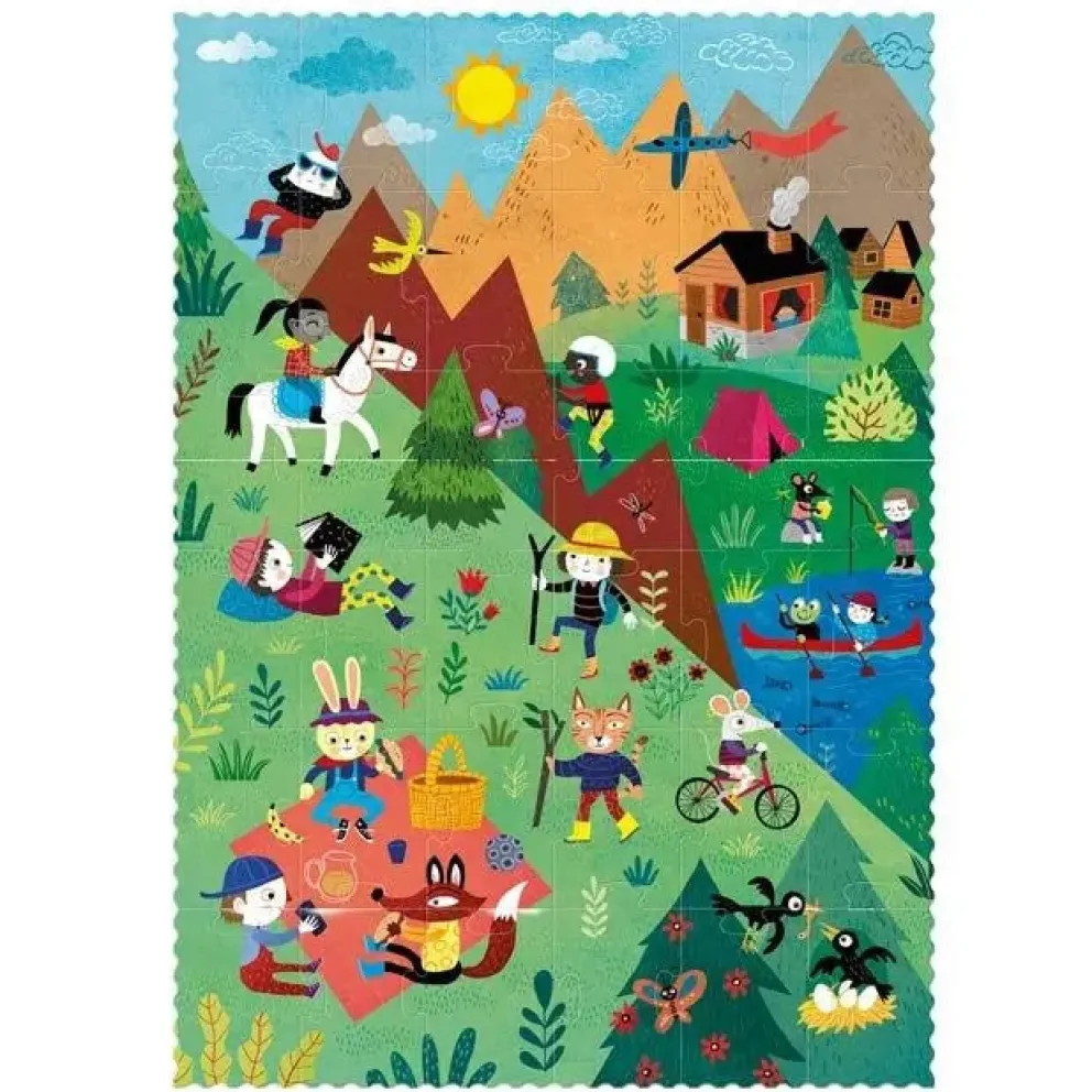 dwustronne puzzle Lato i Zima