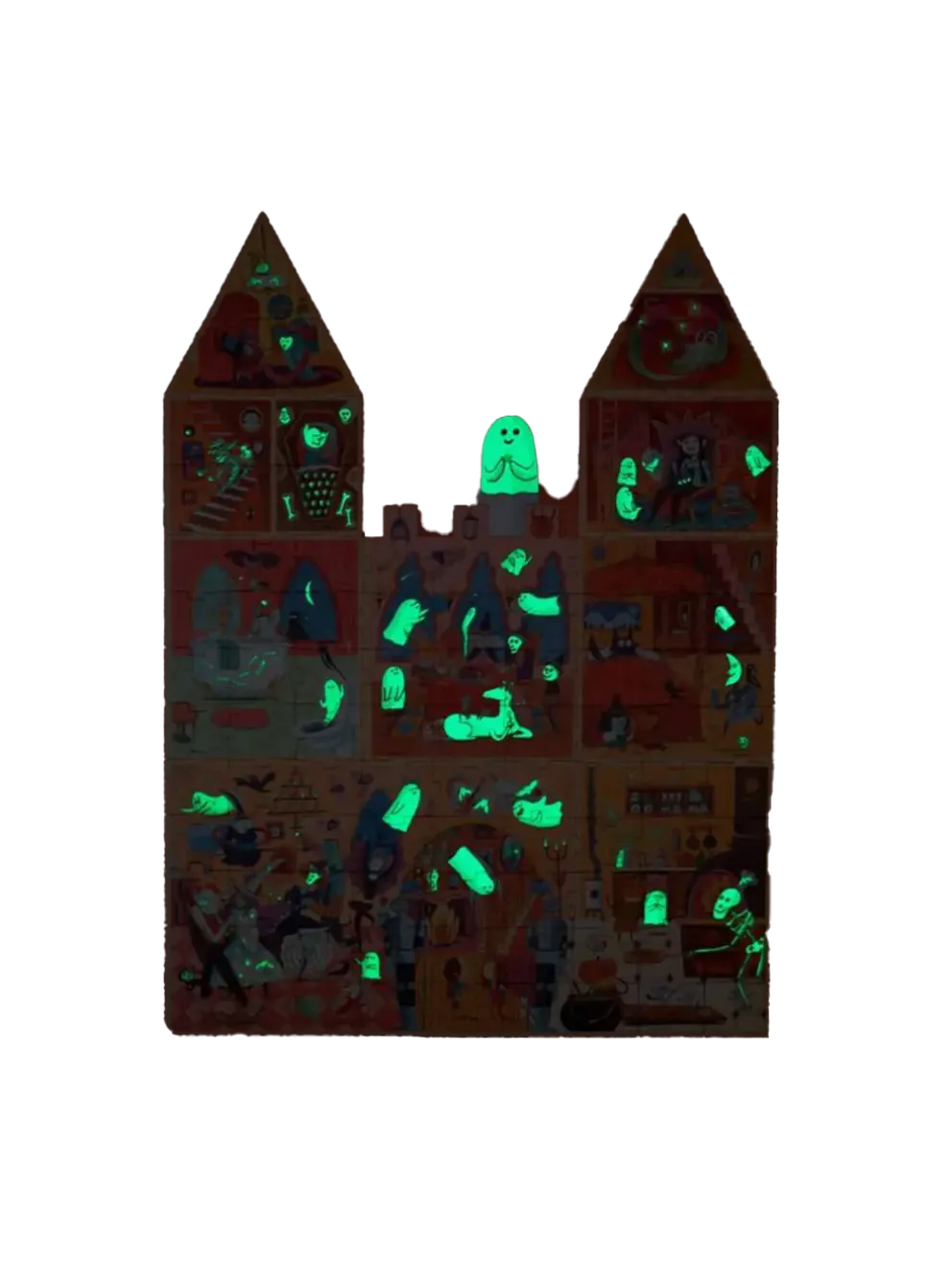 Dwustronne puzzle świecące w ciemności Enchanted