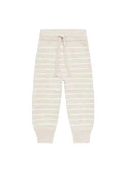 Dziecięce spodnie joggery z wełny merino