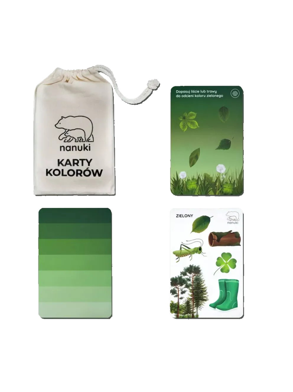 Edukacyjne karty kolorów