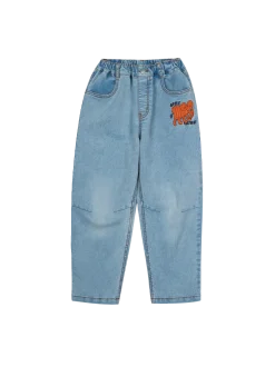 Elephant Brushed Denim Pants