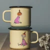 Emaliowany kubek retro Moomin 3.7 dl