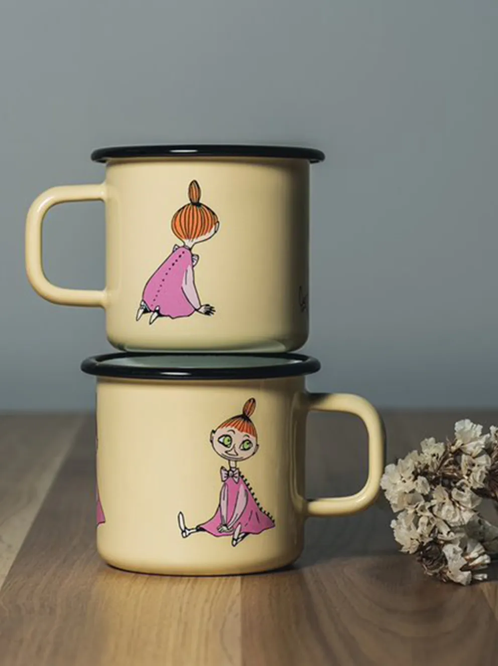 Emaliowany kubek retro Moomin 3.7 dl