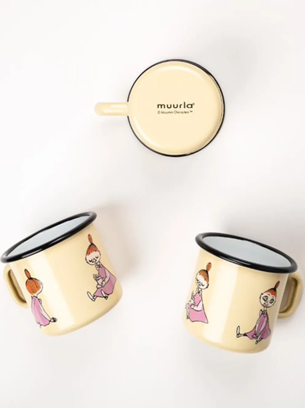 Emaliowany kubek retro Moomin 3.7 dl