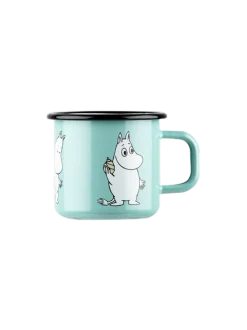 Emaliowany kubek retro Moomin 3.7 dl