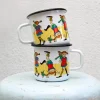 Emaliowany kubek retro Pippi 3.7 dl