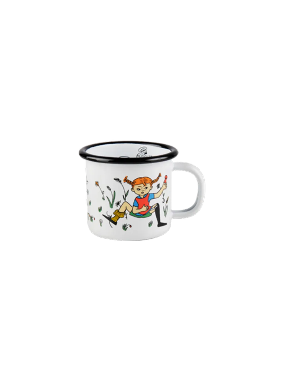 Emaliowany kubek retro Pippi 1.5 dl