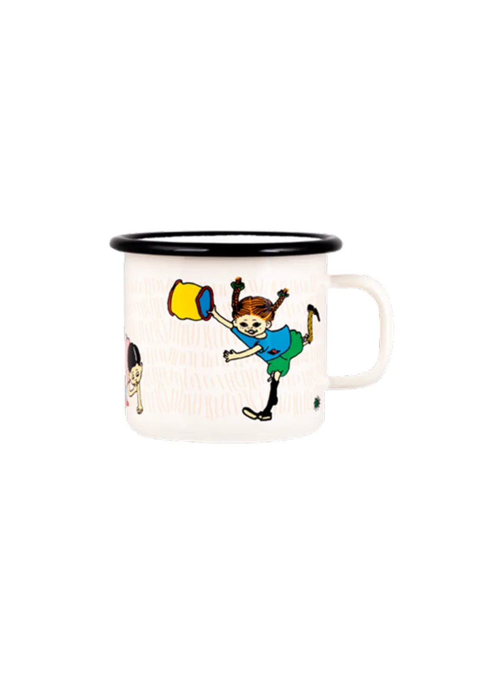 Emaliowany kubek retro Pippi 2.5 dl