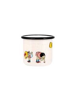 Emaliowany kubek retro Pippi 2.5 dl