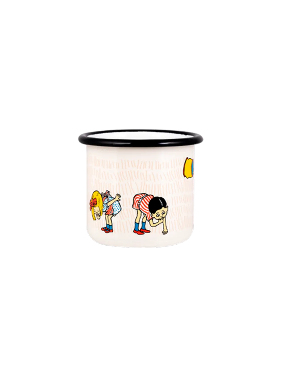 Emaliowany kubek retro Pippi 2.5 dl
