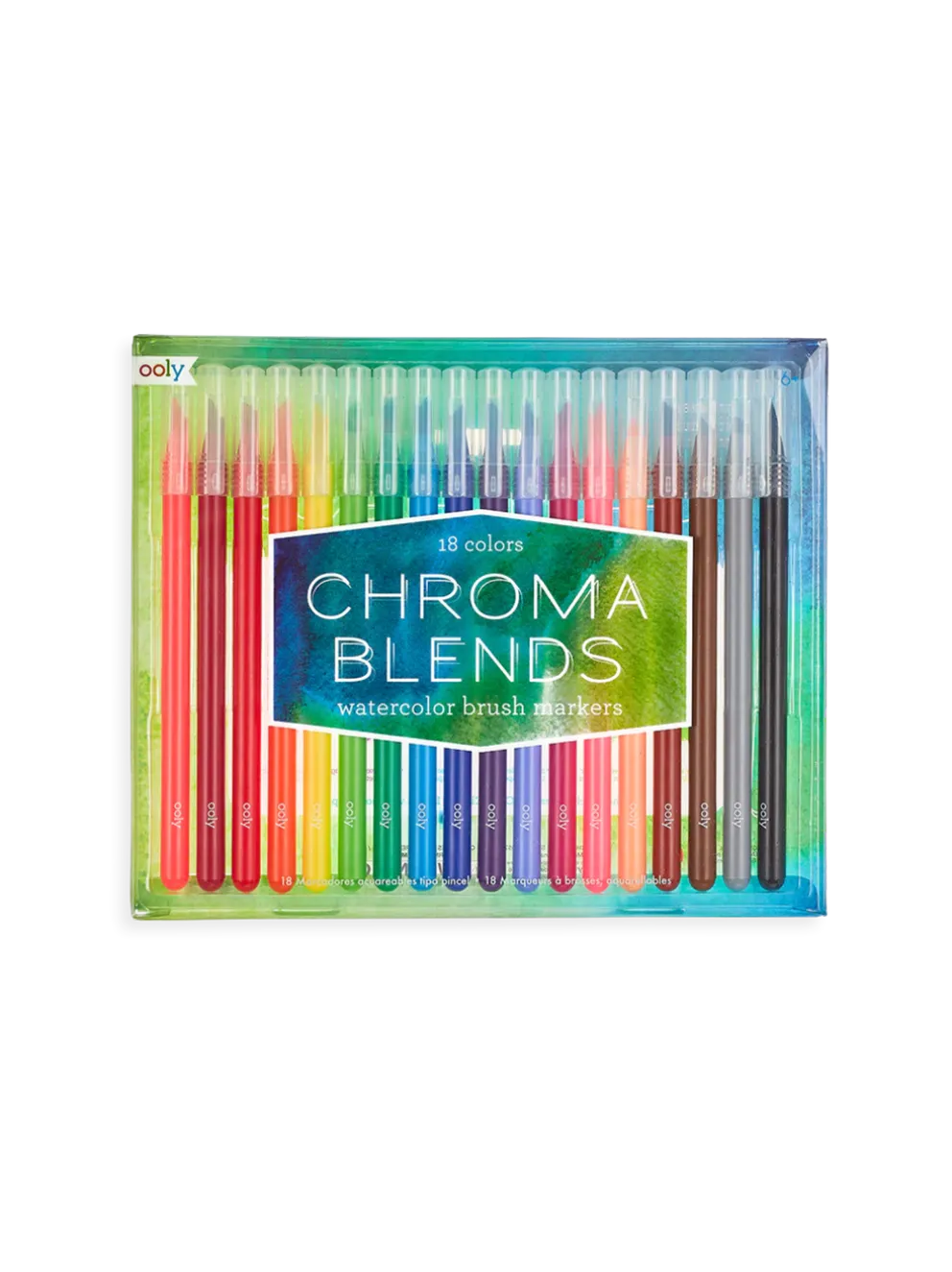 Flamastry pędzelkowe akwarelowe Chroma Blends
