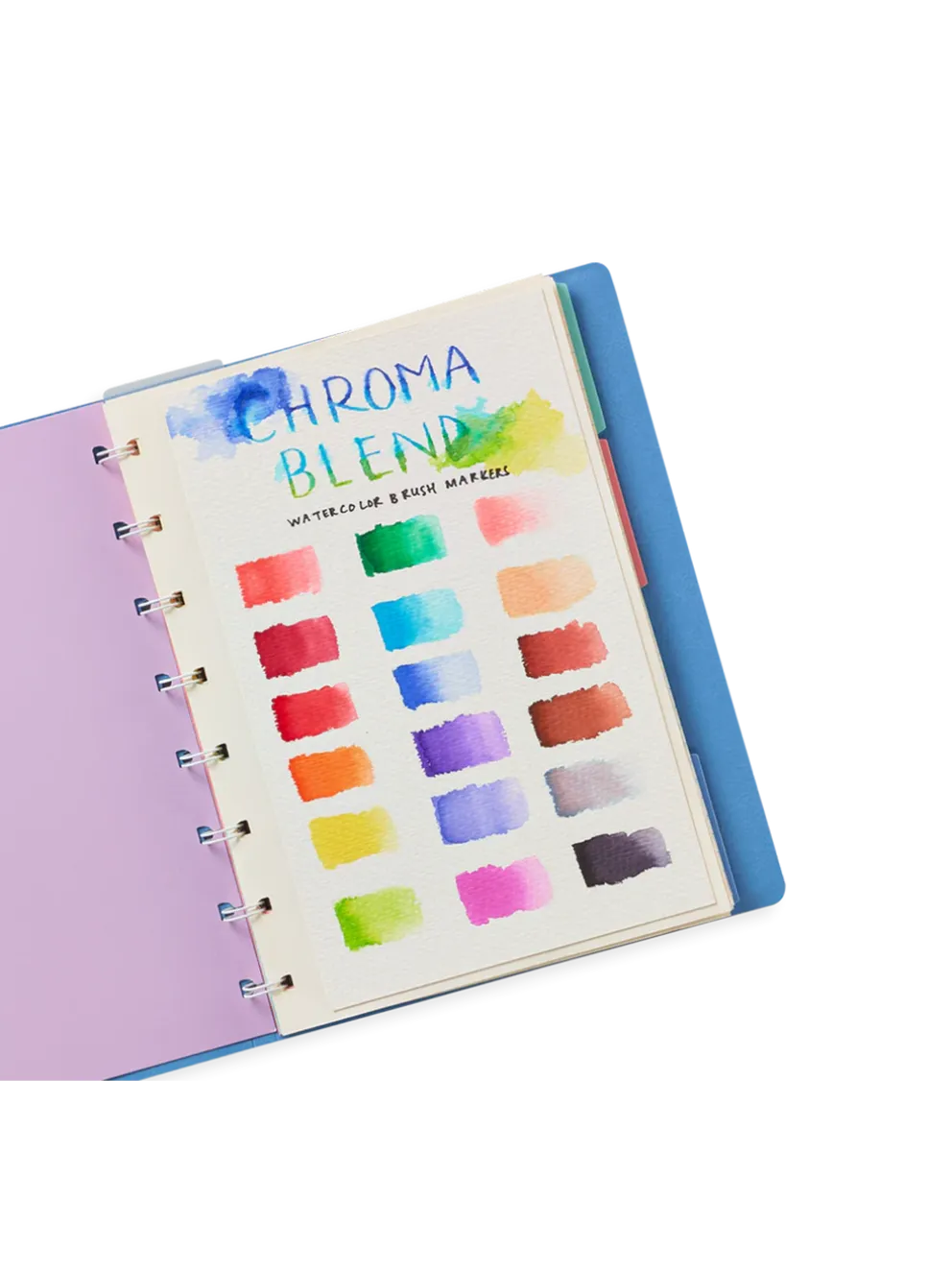 Flamastry pędzelkowe akwarelowe Chroma Blends