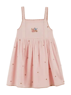 Fleurs Embroidery Dress