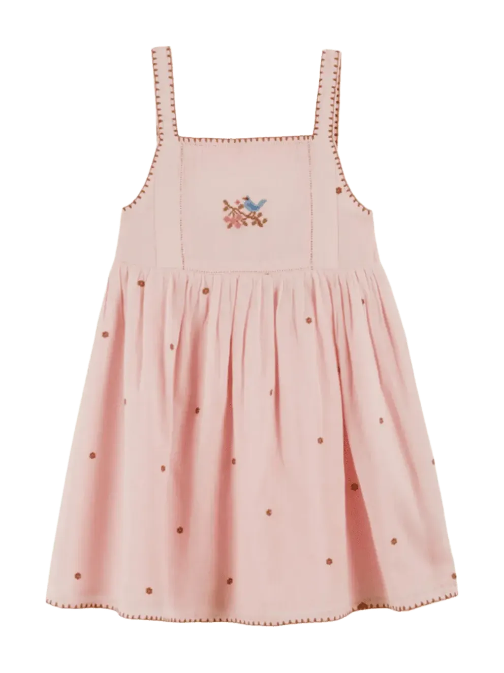 Fleurs Embroidery Dress