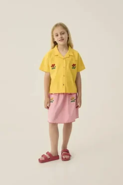 Flowers Pink Skirt