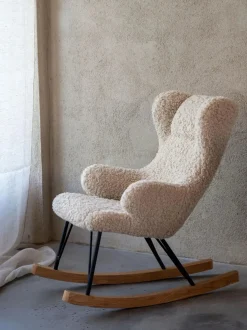 Fotel bujany dla dzieci De Luxe Teddy