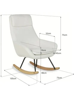 Fotel bujany Nordic