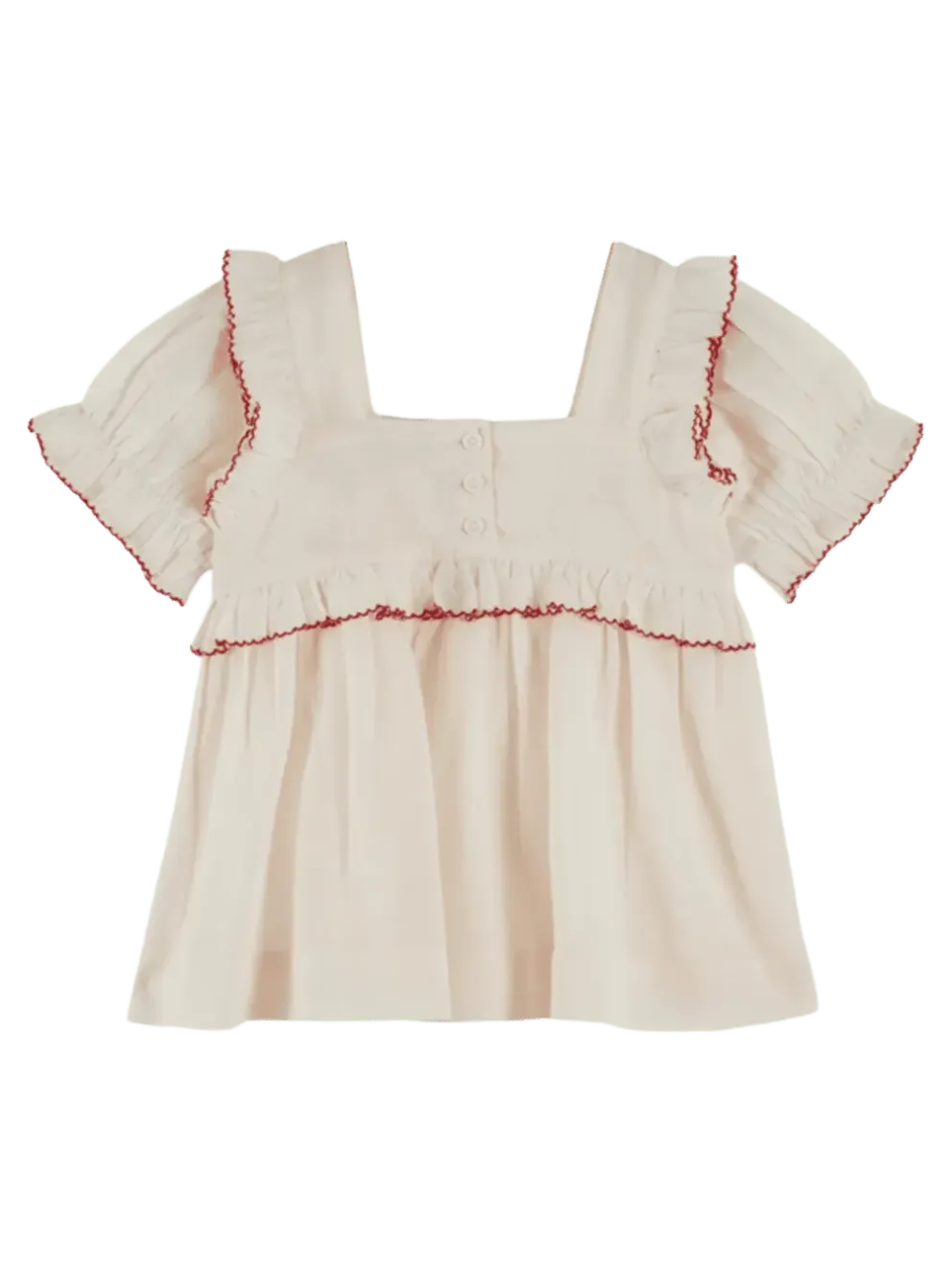 Fraise Embroidery Blouse