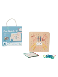 Geoplan tablica manipulacyjna edukacyjna z gumkami